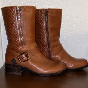 Vince Camuto Whynn Leather Motorcycle Boots